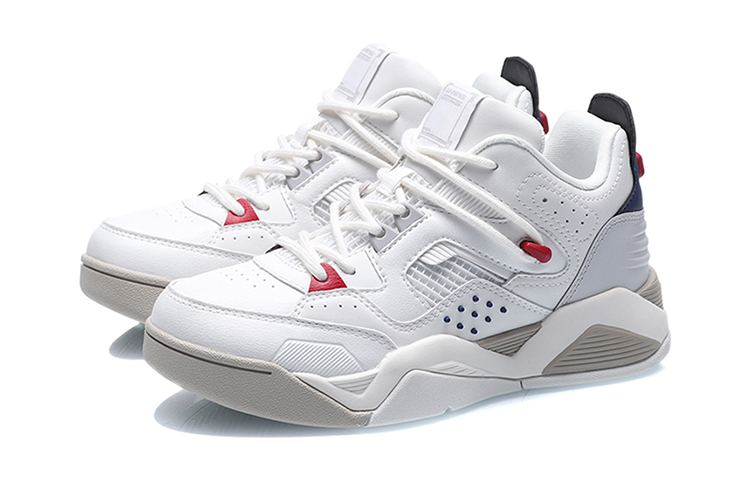 Lookbook (W) Li-Ning Basket Retrò Mid-Top ''Bianco'' AGBR022-2