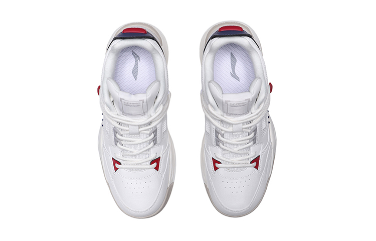 Shop (W) Li-Ning Basket Retrò Mid-Top ''Bianco'' AGBR022-2