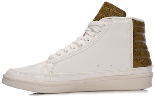(Women) Li-Ning Mid-Top Skate Shoes 'White Brown' AGBM008-1 (Women) Li-Ning Mid-Top Skate Shoes 'White Brown' AGBM008-1