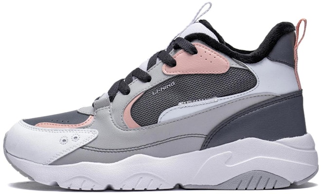 (Women) Li-Ning Mid-Top Sneaker 'Grey Blue' AGLS210-3 Buy (Women) Li-Ning Mid-Top Sneaker 'Grey Blue' AGLS210-3