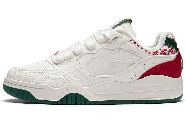 (Women) Li-Ning Moon White 'White Red Green' AGCS427-8