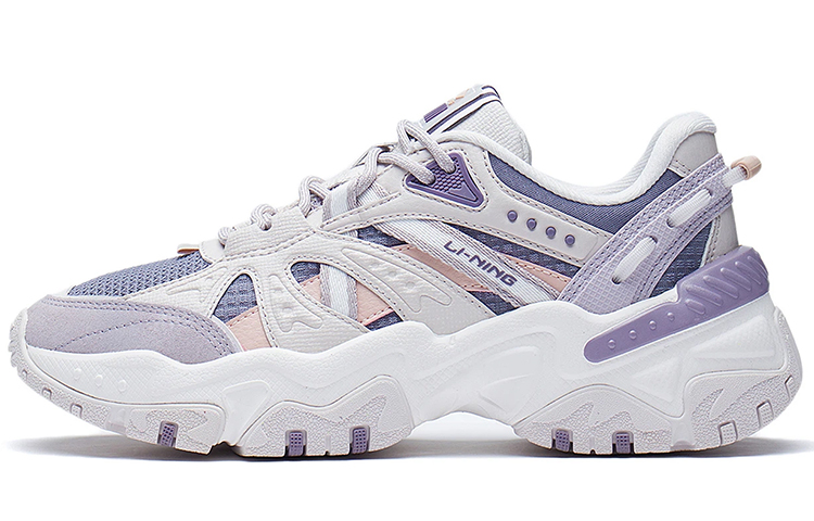 (Women) Li-Ning New Trip 2.0 'White Purple' AGLS052-4