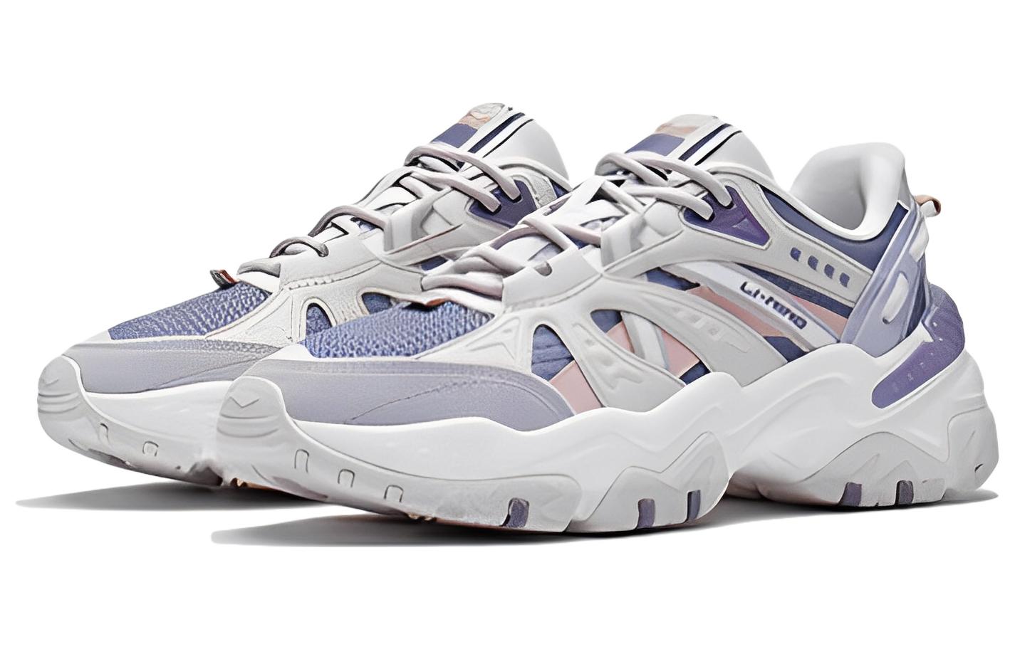 Lookbook (W) Li-Ning New Trip 2.0 'Blanco Púrpura' AGLS052-4