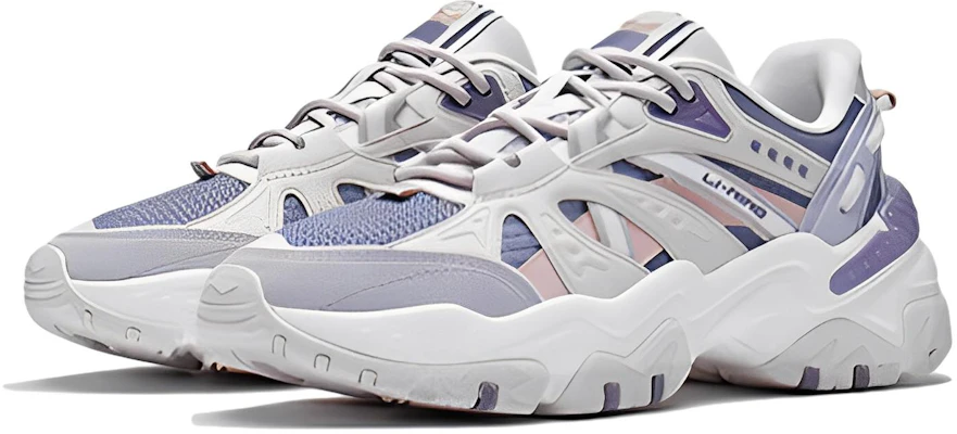 (W) Li-Ning New Trip 2.0 'Blanco Púrpura' AGLS052-4 Lookbook (W) Li-Ning New Trip 2.0 'Blanco Púrpura' AGLS052-4