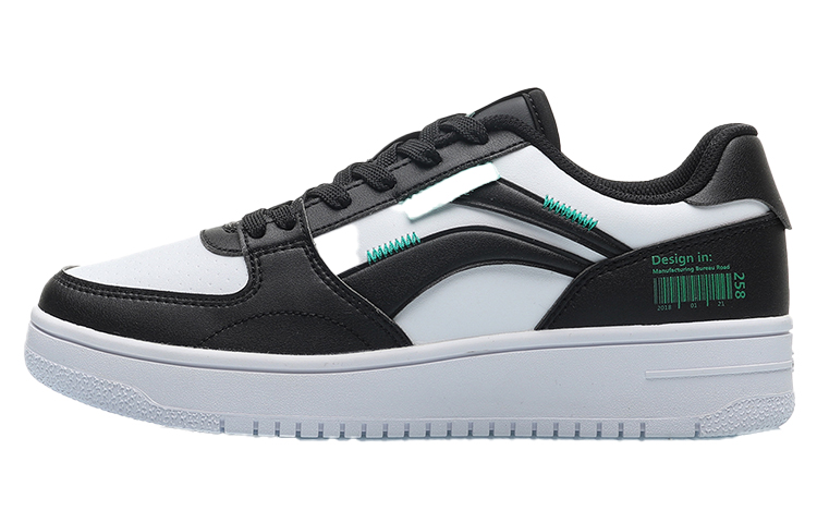 (Women) Li-Ning No.258 Classic Leisure Low 'White Black Green' AGCN402-2