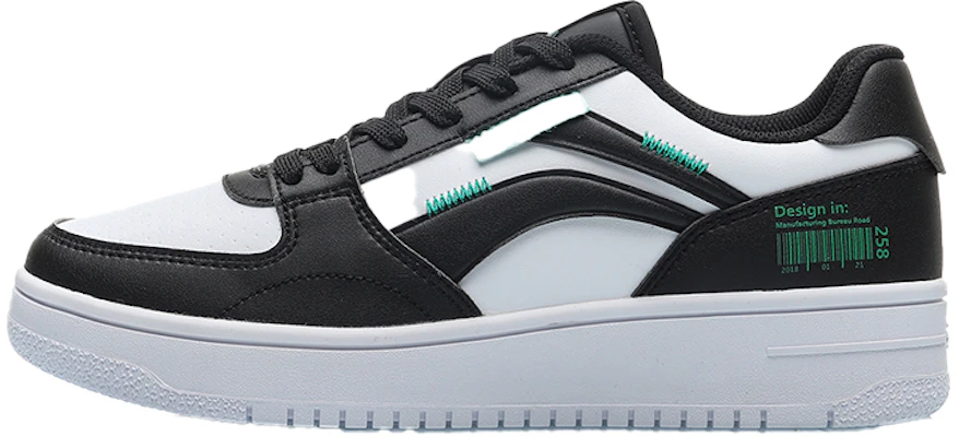 (W) Li-Ning No.258 Classique Loisir Bas ''Blanc Noir Vert'' AGCN402-2 Buy (W) Li-Ning No.258 Classique Loisir Bas ''Blanc Noir Vert'' AGCN402-2