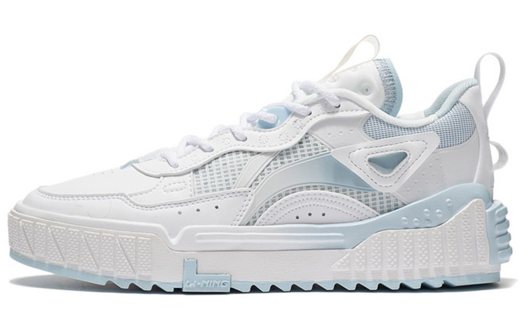 (Women) Li-Ning No.258 Skateboarding 'White Baby Blue' AGCS076-3