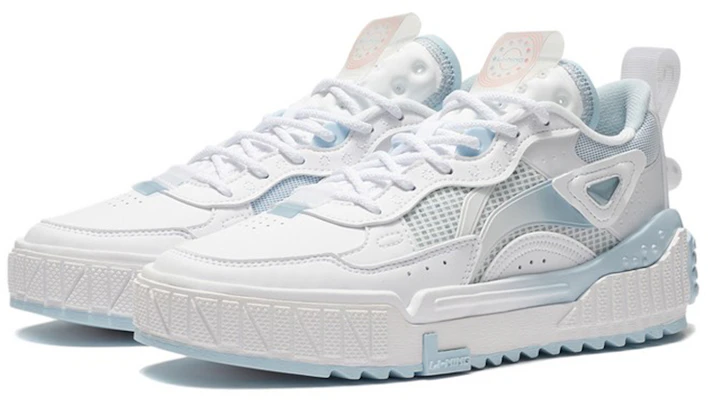 (W) Li-Ning No.258 Skateboarding ''Blanc Bleu Bébé'' AGCS076-3 Lookbook (W) Li-Ning No.258 Skateboarding ''Blanc Bleu Bébé'' AGCS076-3