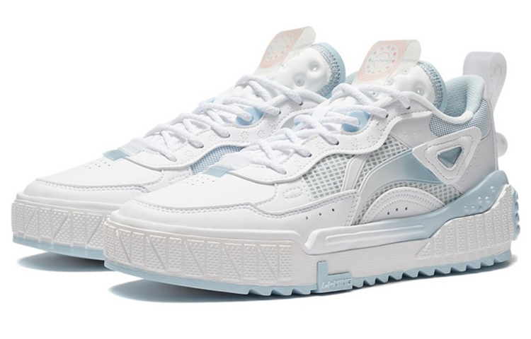 Lookbook (W) Li-Ning No.258 Skateboarding 'Putih Biru Muda' AGCS076-3