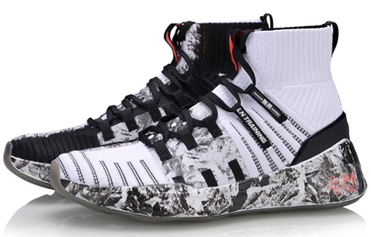 Lookbook (W) Li-Ning No Boundaries 2 High ''Blanc Noir'' AFPQ048-1