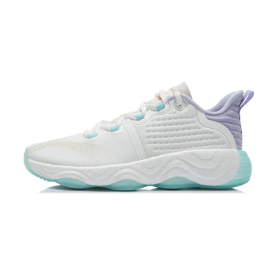 (W) Li-Ning No Boundaries 3 'Rice White Bad Five Purple'