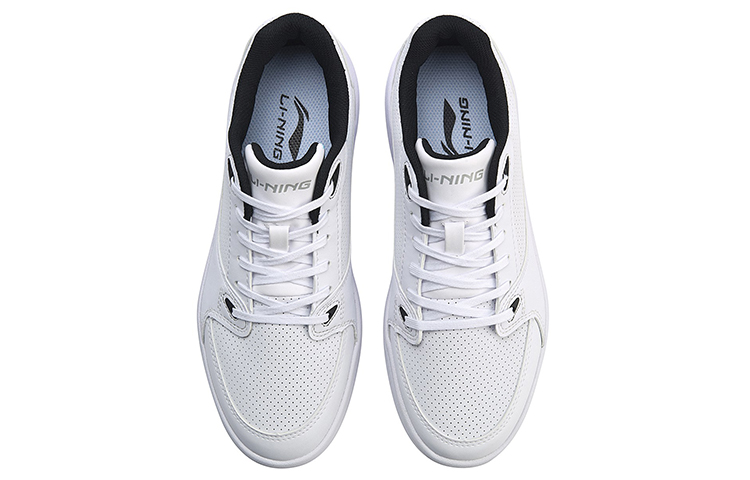 Shop 李宁 No Wave 轻便经典休閒板鞋 女款 白黑