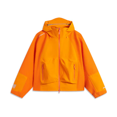 (Women) Li-Ning Outdoor CF Suo Wanlongjia Breath Series Orange Waterproof Jacket AEMU040-6