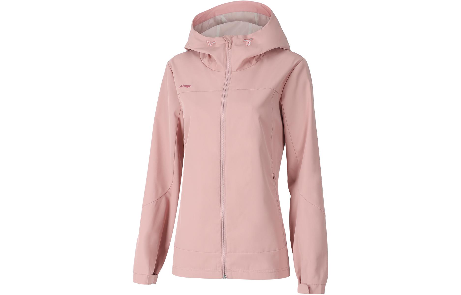 (Women) Li-Ning Pink Windproof Waterproof Casual Sports Jacket AFDSC16-4