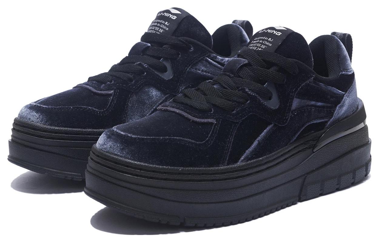 Lookbook (W) Li-Ning Platform Sepatu Tinggi 'Hitam' AGCS302-3