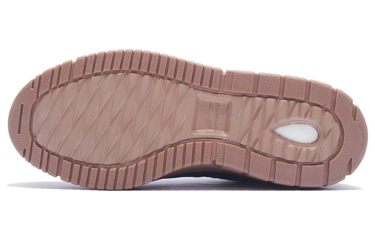 Shop (W) 李宁烟蓝高帮厚底运动鞋 AGCS302-1