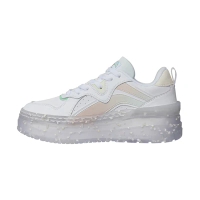 (W) Li-Ning Platform Shoes 'White Pink'