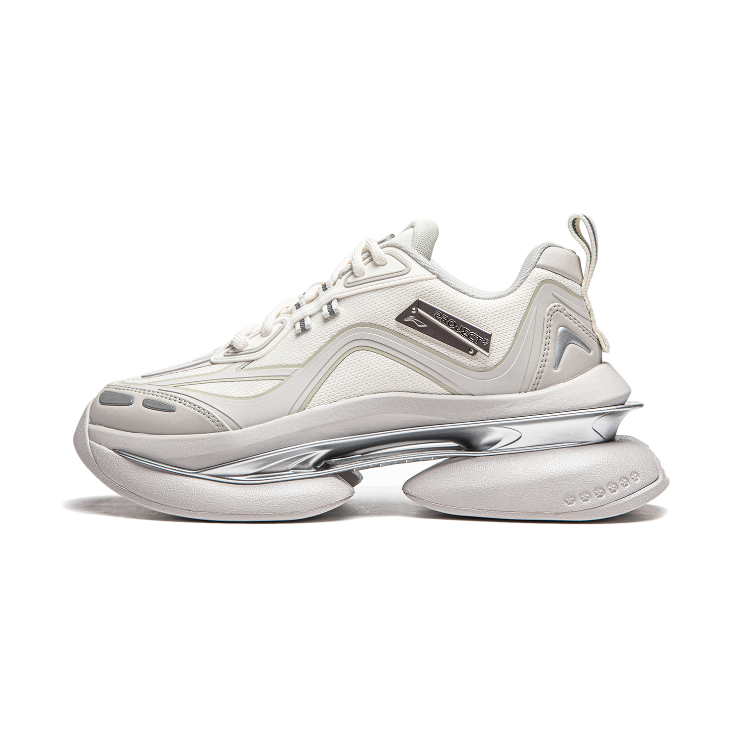 (Women) Li-Ning Project* 'Ling Kong Reflective Classic Low Beige/Bell Grey' AGCU260-6