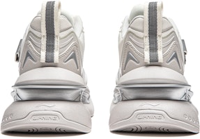 台灣李寧 Project* 靈空 反光經典 低筒 生活休閒鞋 女款 乳白色/風鈴灰 Details for 台灣李寧 Project* 靈空 反光經典 低筒 生活休閒鞋 女款 乳白色/風鈴灰