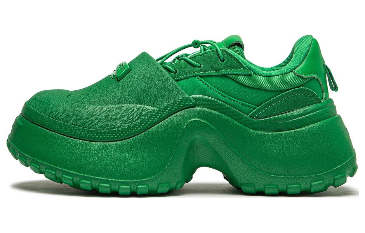 Buy (W) (女性用) リーニン プロジェクト* シェル エラスティック BUCKLE ミッド グリーン AGCT214-4 AGCT214-4