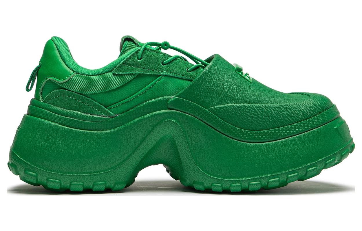 Order (W) (女性用) リーニン プロジェクト* シェル エラスティック BUCKLE ミッド グリーン AGCT214-4 AGCT214-4