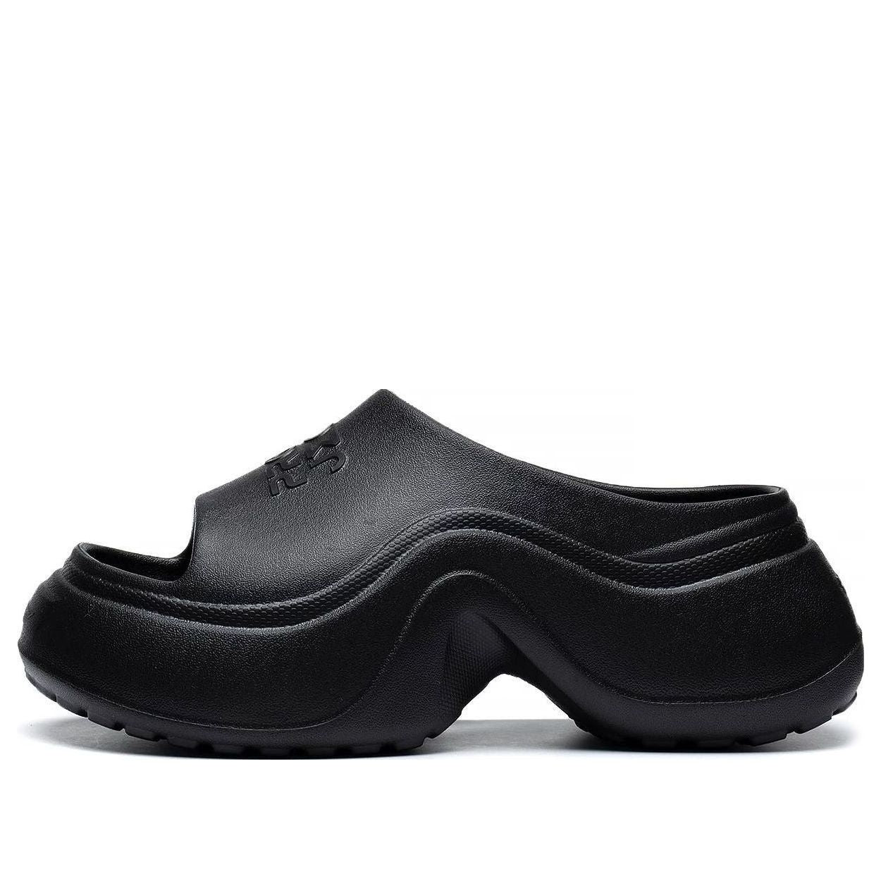 (Women) Li-Ning Project* Slide Stylish Slippers 'Black' AGAT016-3