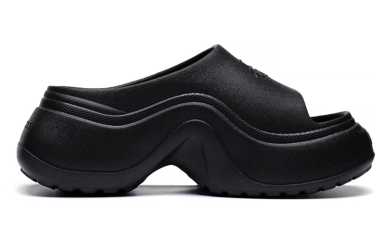 Lookbook (Women) Li-Ning Project* Slide Stylish Slippers 'Black' AGAT016-3