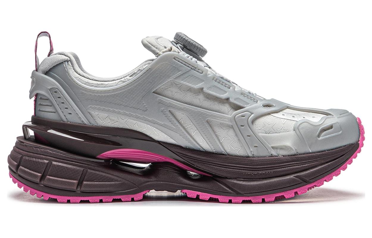 Order (W) Li-Ning Proyek Rendah 'Perak Merah Jambu' AGLT222-3