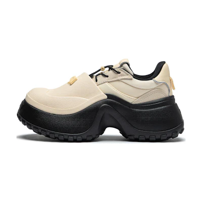 (W) Li-Ning PROJECT Shell Elastic Buckle Classic Low 'Milk Cake Yellow'