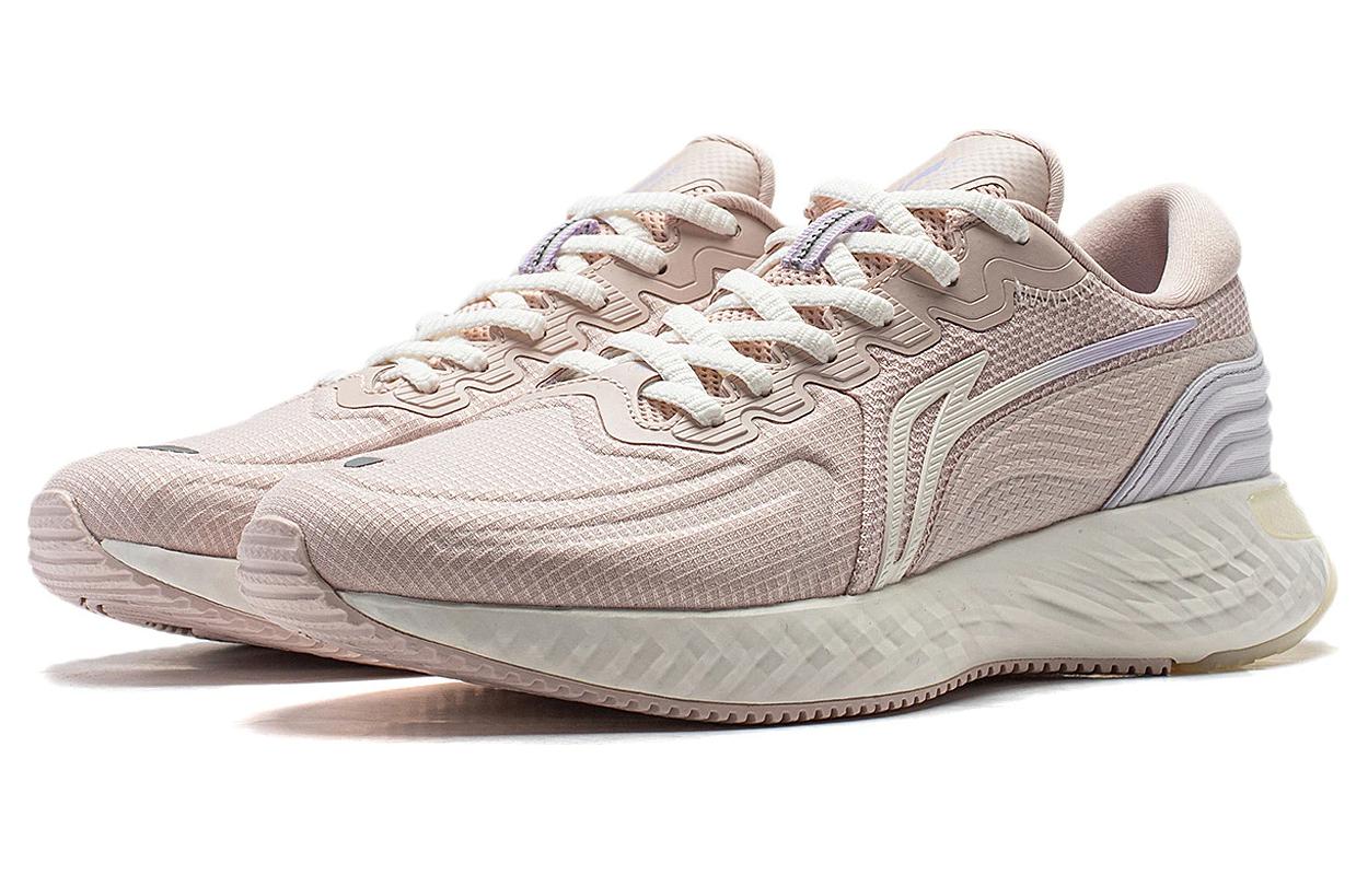 Lookbook LiNing李寧 防護雲 舒適 減震抗衝擊 低幫 跑步鞋 女款 粉紫色