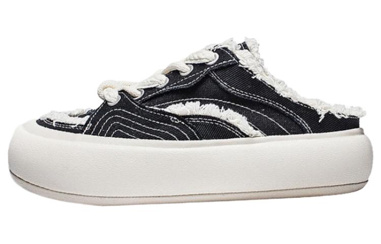 (Women) Li-Ning Puff Mule 'Black White' AZGU014-1