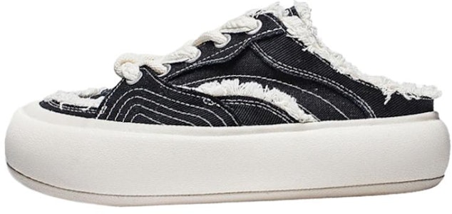 (W) 李寧 パフミュール 黒白 (Rīningu Pafumyūru Kuro Shiro) AZGU014-1 Buy (W) 李寧 パフミュール 黒白 (Rīningu Pafumyūru Kuro Shiro) AZGU014-1