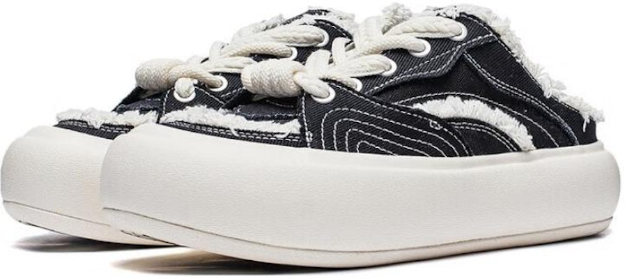 (Women) Li-Ning Puff Mule 'Black White' AZGU014-1 Lookbook (Women) Li-Ning Puff Mule 'Black White' AZGU014-1