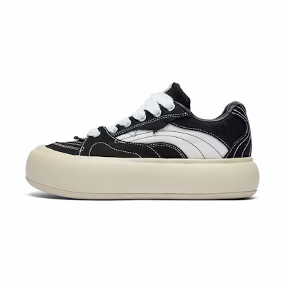(W) Li-Ning Puff Platform 'Black Beige'