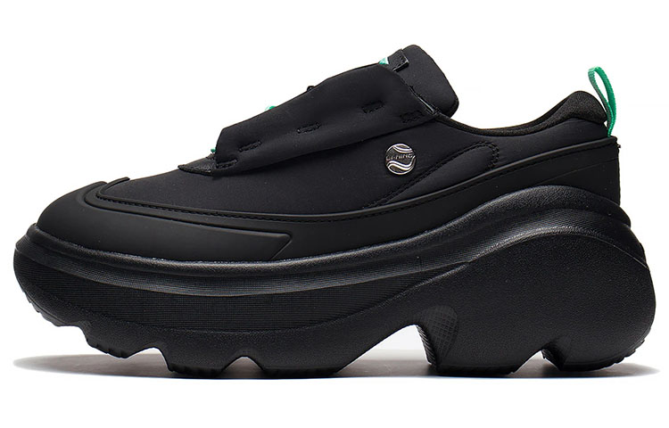 (Women) Li-Ning Puff Platform 'Black Green' AZGS072-2