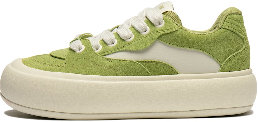 (Women) Li-Ning Puff Platform 'Green White' AZGU012-4 Buy (Women) Li-Ning Puff Platform 'Green White' AZGU012-4