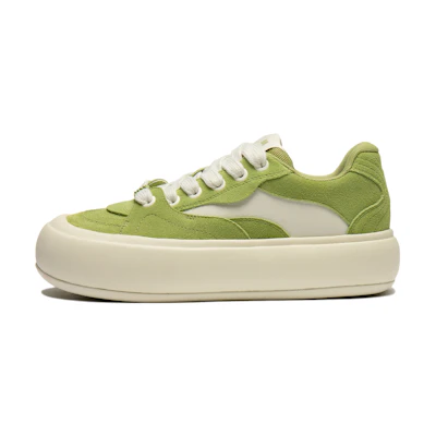 (W) Li-Ning Puff Platform 'Green White'
