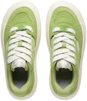 (W) (女性向け) リーニン パフ プラットフォーム 'グリーン ホワイト' AZGU012-4 AZGU012-4 Shop (W) (女性向け) リーニン パフ プラットフォーム 'グリーン ホワイト' AZGU012-4 AZGU012-4