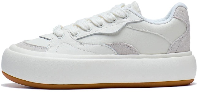 (W) Li-Ning Puff Platform 'Putih Karet Coklat' AZGT026-1 Buy (W) Li-Ning Puff Platform 'Putih Karet Coklat' AZGT026-1