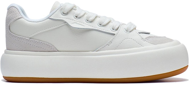 (W) Li-Ning Puff Platform 'Putih Karet Coklat' AZGT026-1 Order (W) Li-Ning Puff Platform 'Putih Karet Coklat' AZGT026-1