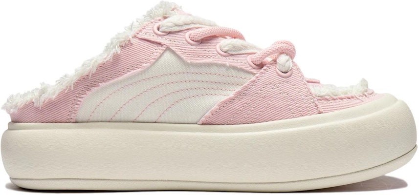 (Women) Li-Ning Puff Platform Mule 'Pink Creamy White' AZGU014-6 Order (Women) Li-Ning Puff Platform Mule 'Pink Creamy White' AZGU014-6