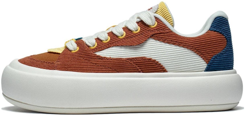 (Women) Li-Ning Puff Platform Skate Shoes 'Brown Blue' AZGT092-1 Buy (Women) Li-Ning Puff Platform Skate Shoes 'Brown Blue' AZGT092-1