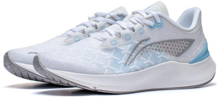 李宁 轻逸舒适防滑耐磨 女款跑步鞋 藍色 Lookbook 李宁 轻逸舒适防滑耐磨 女款跑步鞋 藍色