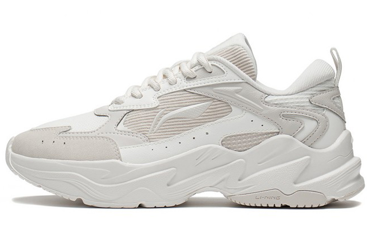 (Women) Li-Ning Qixing 'Creamy White Grey' ARLS024-2