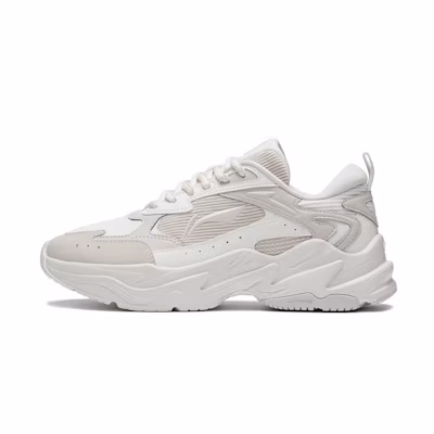 (W) Li-Ning Qixing 'Creamy White Grey'