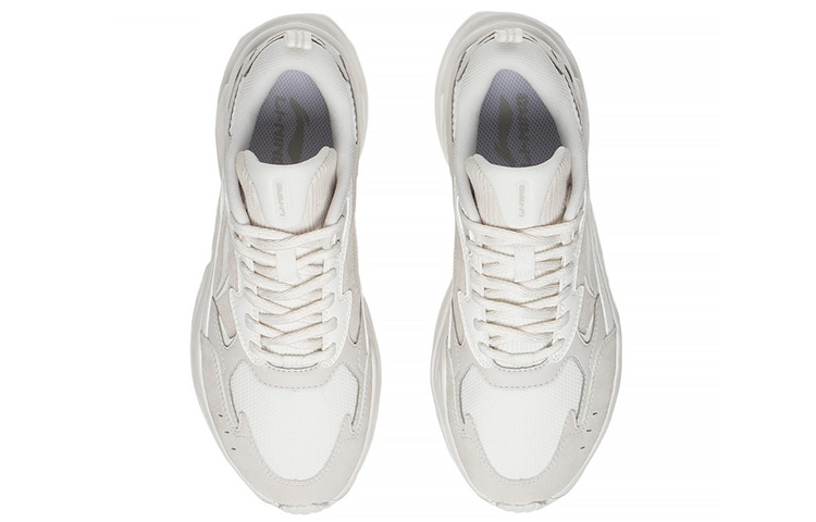 Shop (W) Li-Ning Qixing 'Putih Krim Kelabu' ARLS024-2