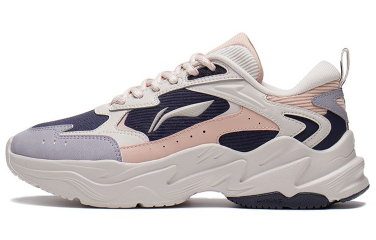 (Women) Li-Ning Qixing 'Pink Purple Beige' ARLS024-4