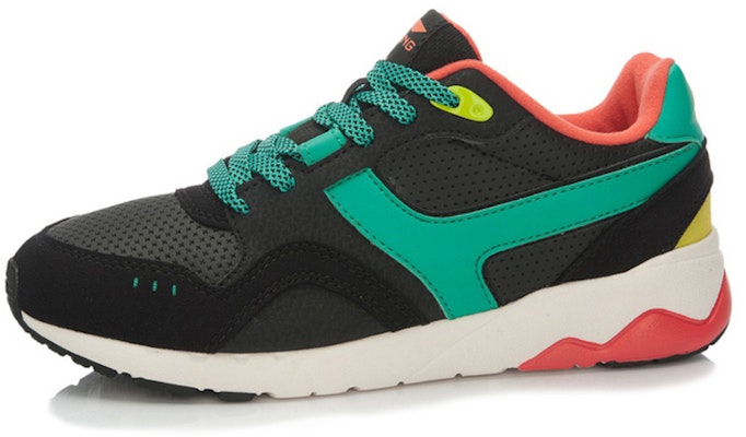 (Women) Li-Ning Radiant 96 Retro 'Black Green' ALCL014-7 Lookbook (Women) Li-Ning Radiant 96 Retro 'Black Green' ALCL014-7
