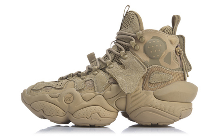 (Women) Li-Ning Reburn Ace Mid 'Khaki Brown' AGBP084-1