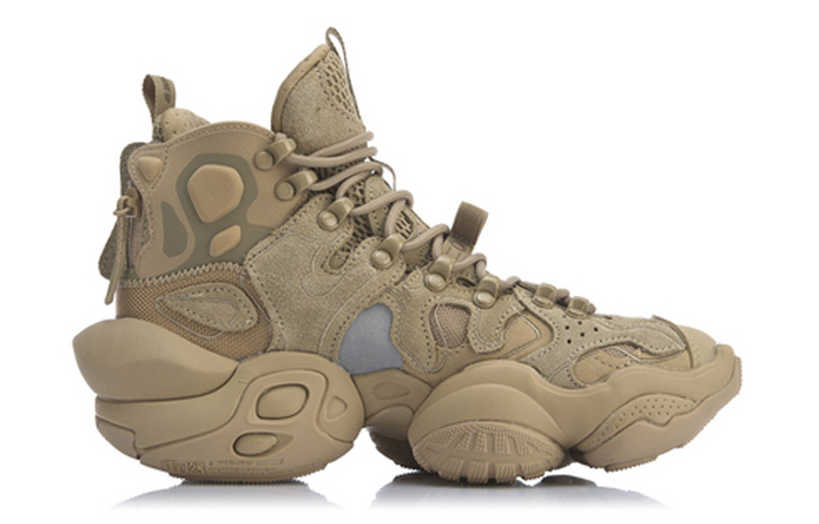 Order (W) Li-Ning Reburn Ace Mid 'Cokelat Khaki' AGBP084-1